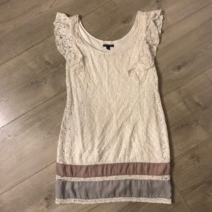Cream Lace Dress